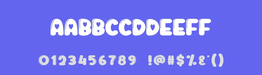 Love Buble Display Font by creativeletter — Display Font — thumbnail 3