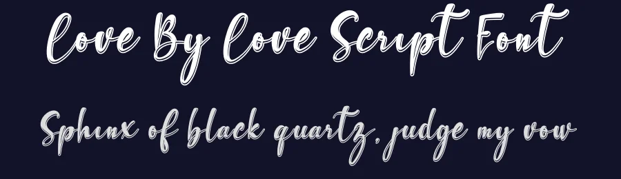 Love By Love Script Font by andikastudio — Script Handwritten Font — thumbnail 2