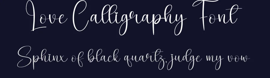 Love Calligraphy Font by creativeletter — Script Handwritten Font — thumbnail 2
