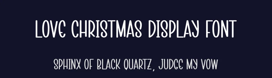 Love Christmas Display Font by creativeletter — Display Font — thumbnail 2