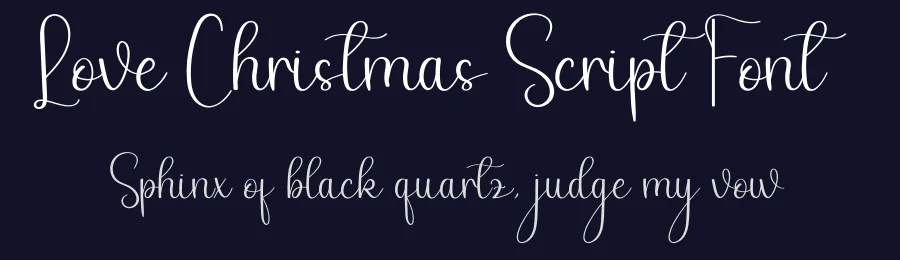 Love Christmas Script Font by andikastudio — Script Handwritten Font — thumbnail 2