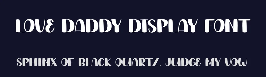 Love Daddy Display Font by andikastudio — Display Font — thumbnail 2