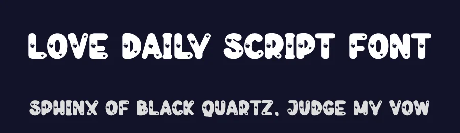 Love Daily Script Font by creativeletter — Display Font — thumbnail 2