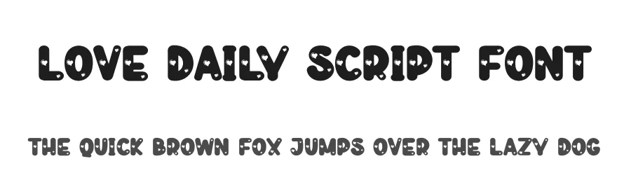Love Daily Script Font by creativeletter — Display Font