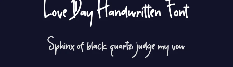 Love Day Handwritten Font by levincreative — Script Handwritten Font — thumbnail 2