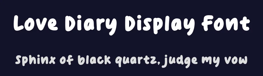 Love Diary Display Font by nasiruzzaman — Decorative Font — thumbnail 2