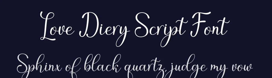 Love Diery Script Font by Black Studio — Script Handwritten Font — thumbnail 2