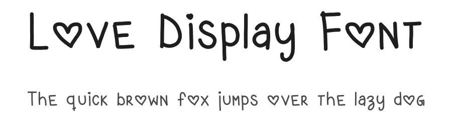 Love Display Font by Vitalii — Script Handwritten Font
