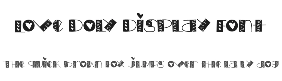 Love Doly Display Font by letterenastudios — Display Font
