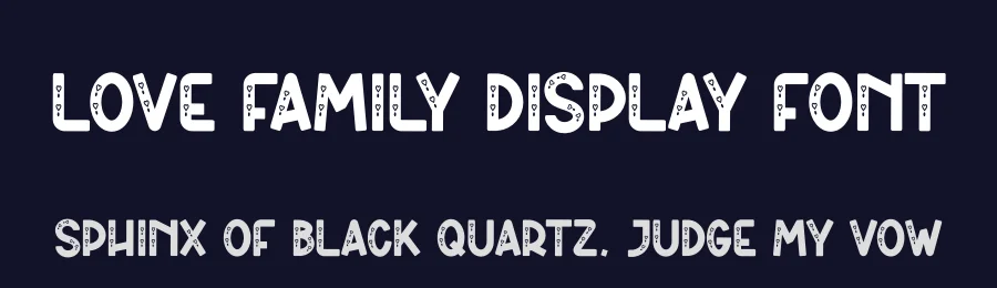 Love Family Display Font by andikastudio — Display Font — thumbnail 2