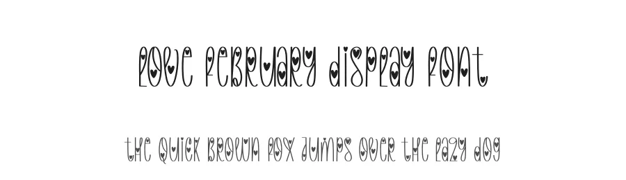 Love February Display Font by creativeletter — Display Font
