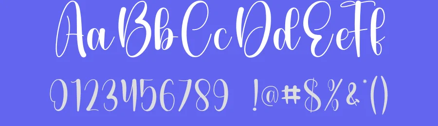 Love Flowers – New Script Handwritten Font by andikastudio — Script Handwritten Font — thumbnail 3