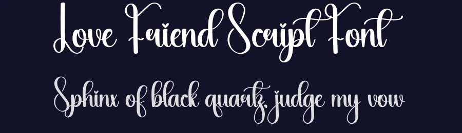 Love Friend Script Font by creativeletter — Script Handwritten Font — thumbnail 2