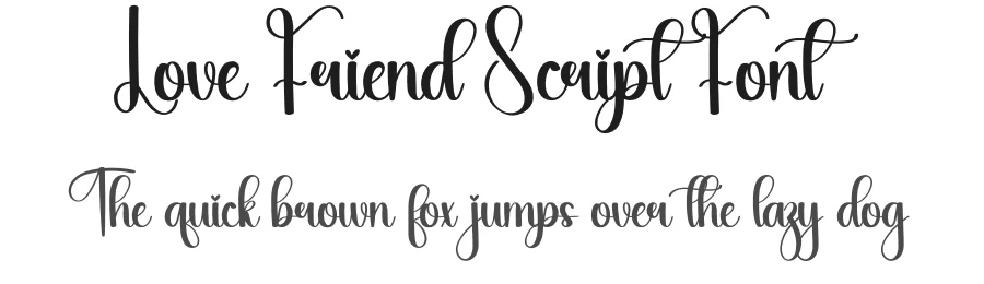 Love Friend Script Font by creativeletter — Script Handwritten Font