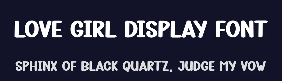 Love Girl Display Font by andikastudio — Display Font — thumbnail 2