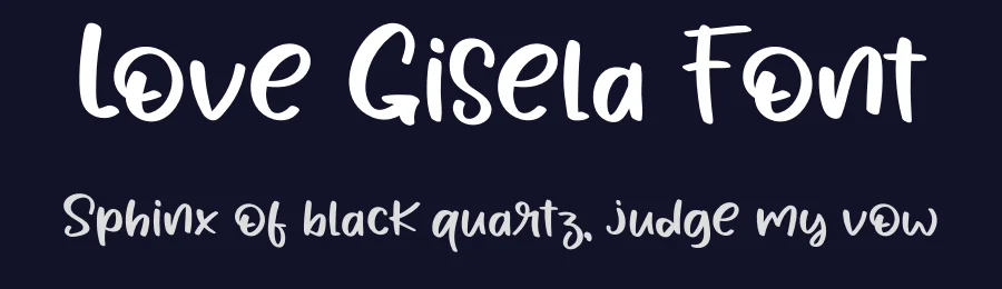 Love Gisela Font by sugiharto1790 — Decorative Font — thumbnail 2