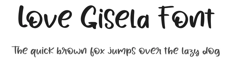 Love Gisela Font by sugiharto1790 — Decorative Font