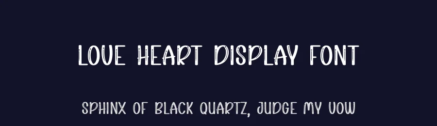 Love Heart Display Font by andikastudio — Display Font — thumbnail 2
