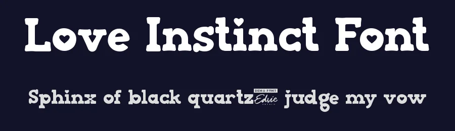 Love Instinct Font by edricstudio — Display Font — thumbnail 2