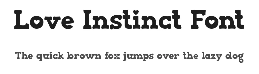 Love Instinct Font by edricstudio — Display Font
