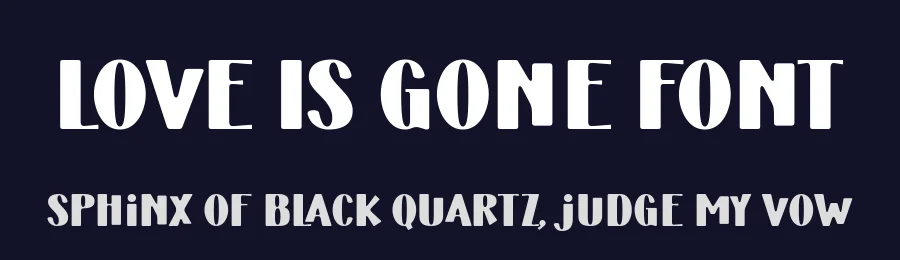 Love Is Gone Font by Anto (7NTypes) — Display Font — thumbnail 2
