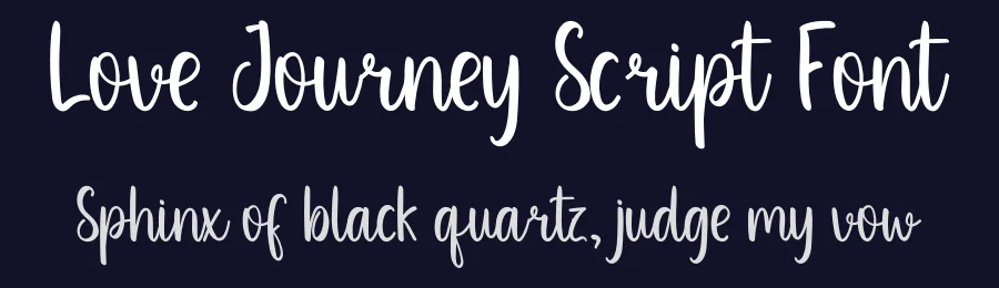 Love Journey Script Font by inermediaSTUDIO — Script Handwritten Font — thumbnail 2