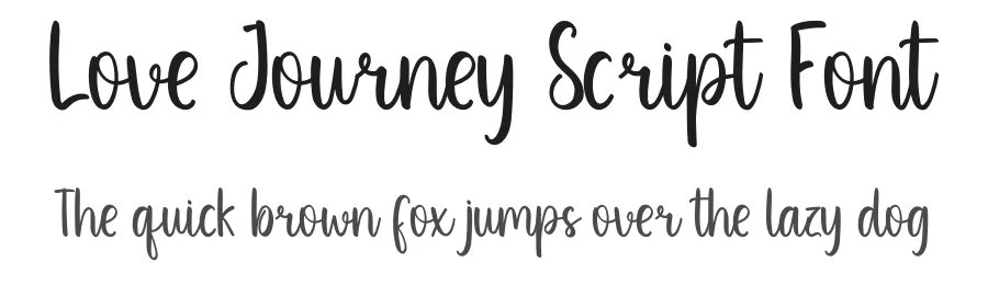 Love Journey Script Font by inermediaSTUDIO — Script Handwritten Font