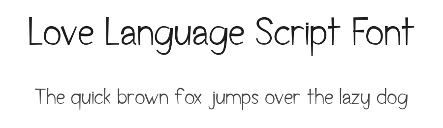 Love Language Script Font by imamfathoni0 — Script Handwritten Font