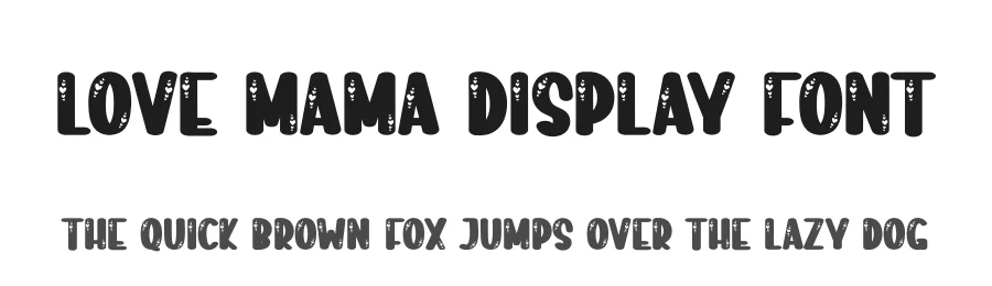 Love Mama Display Font by creativeletter — Display Font