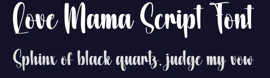 Love Mama Script Font by creativeletter — Script Handwritten Font — thumbnail 2