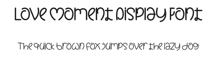 Love Moment Display Font by inermediaSTUDIO — Display Font