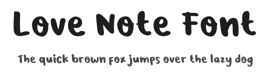 Love Note Font by Suntype β Display Font