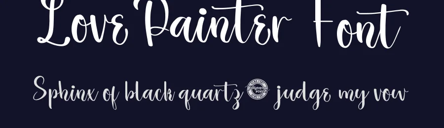 Love Painter Font by CalligraphyFonts.net — Script Handwritten Font — thumbnail 2