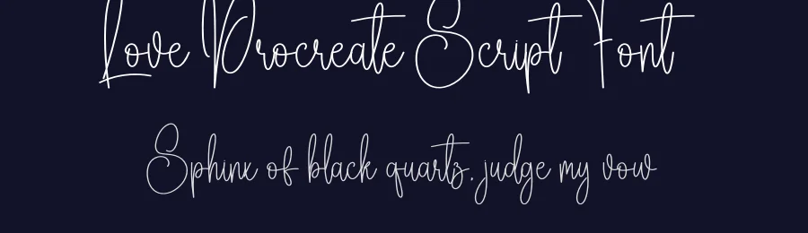 Love Procreate Script Font by creativeletter — Script Handwritten Font — thumbnail 2