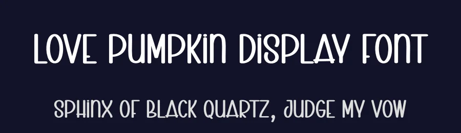 Love Pumpkin Display Font by creativeletter — Display Font — thumbnail 2