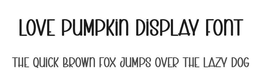 Love Pumpkin Display Font by creativeletter — Display Font
