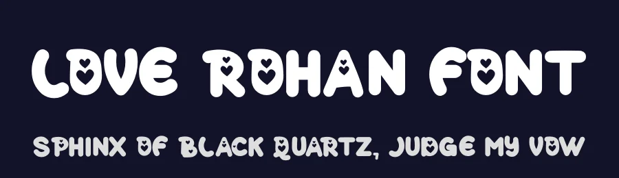 Love Rohan Font by futuristypestudio — Display Font — thumbnail 2