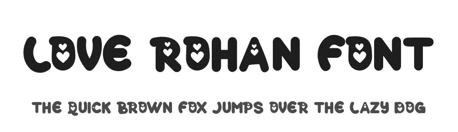 Love Rohan Font by futuristypestudio — Display Font