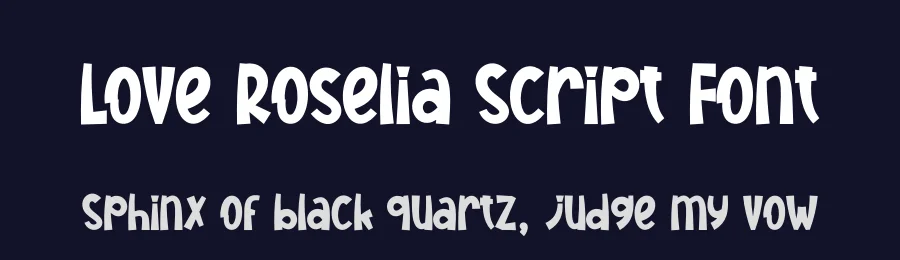 Love Roselia Script Font by creativeletter — Display Font — thumbnail 2