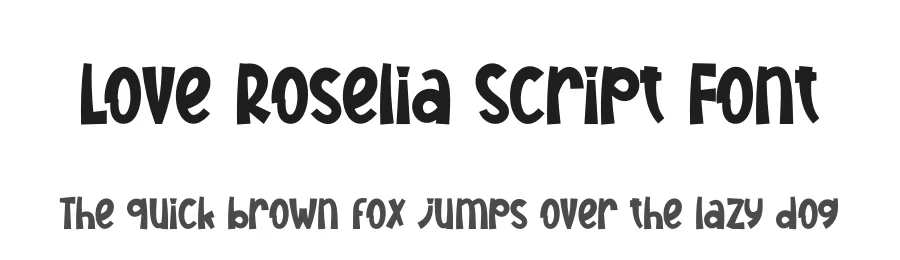 Love Roselia Script Font by creativeletter — Display Font