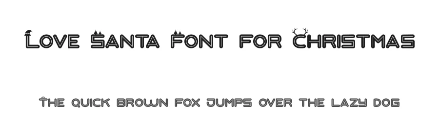 Love Santa Font for Christmas by illushvara — Sans Serif Font