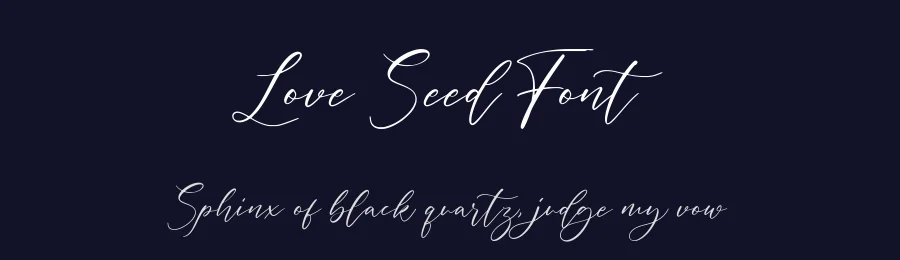 Love Seed Font by AesthericaStudio — Script Handwritten Font — thumbnail 2