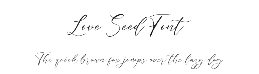 Love Seed Font by AesthericaStudio — Script Handwritten Font