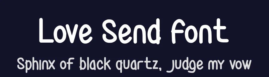 Love Send Font by letterfiastudio — Display Font — thumbnail 2