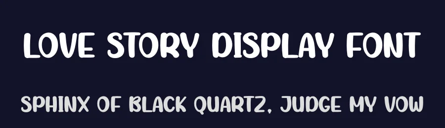 Love Story Display Font by andikastudio — Display Font — thumbnail 2