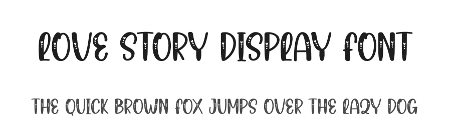 Love Story Display Font by andikastudio — Display Font