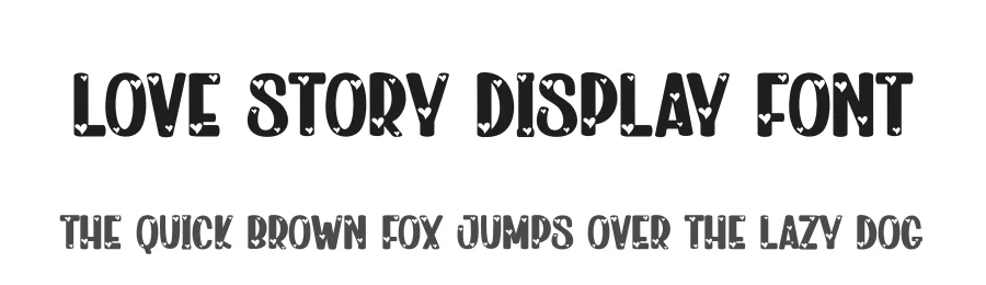 Love Story Display Font by creativeletter — Display Font