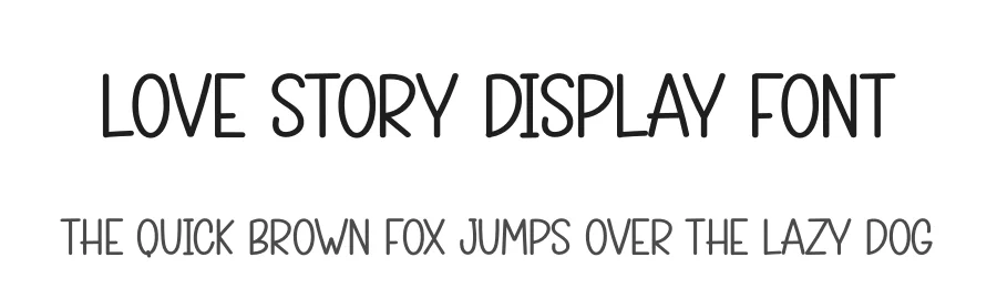 Love Story Display Font by creativeletter — Display Font