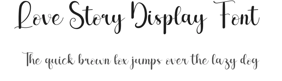 Love Story Display Font by andikastudio — Script Handwritten Font