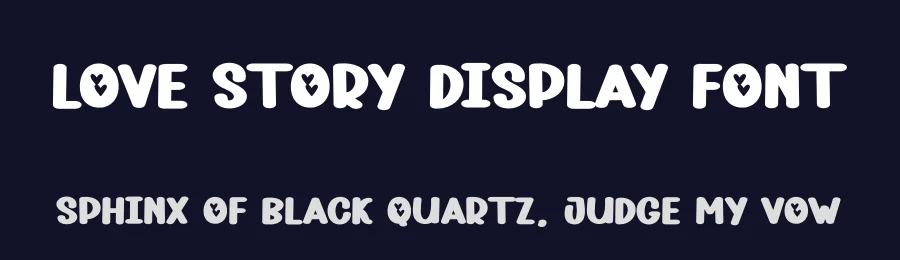 Love Story Display Font by creativeletter — Display Font — thumbnail 2